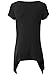 Women's Casual Criss Cross Neck Loose T-Shirt Tunic Top