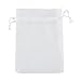 Anleolife 50pcs White 3x4 Organza Bags Wedding Sheer Organza Favor Bags Jewelry Organza Drawstring Pouches Gift Bags 11x9cm/4.5*3.5' inch (white)