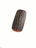 Tache Brown Log Cylinder Micro Bead Pillow Cushion Throw