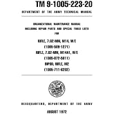 U.S. Army M14, A1 7.62mm Rifle Maintenance Manual