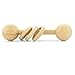 Jam Naturals- Wood Baby Rattle - Montessori Inspired Rattle for Babies (Classic)