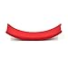 Solo1.0 Replacement Top Headband Leather Rubber Pad Cushion Compatible with Beats Solo 1.0 &Solo HD Headphones (Red)