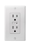 NuTone NWO15Z Smart Z-Wave Enabled Wall Outlet, 15 Amp, White