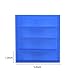 Large Ice Cube Molds, Silicone Ice Cube Trays with Easy Release Ice Cubes for Whiskey, Butter Mold, Set of 2 Blue