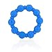 Nuby 100% Silicone Teether Ring, 3 Months + Colors May Vary