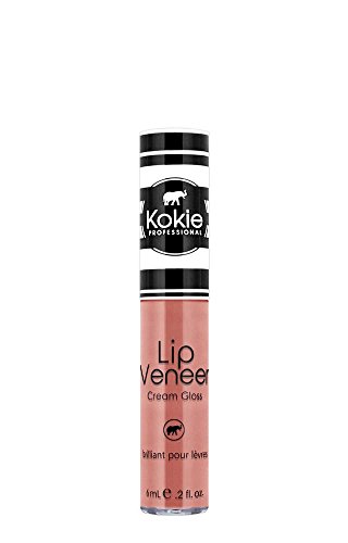 Kokie Cosmetics Lip Veneer Cream Lip Gloss, Invincible, 0.2 Fluid Ounce