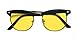 Kelens Half Frame Polarized Night Vision Yellow Lens Anti-glare Driving Sunglasses