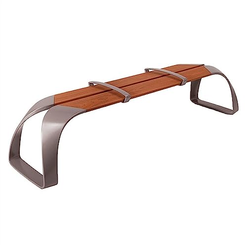 AEYSD-456 Garden Bench Modern Outdoor Park Benches, Stainless Steel Garden Benches, Outdoor Furniture Lawn, Courtyard, Terrace Leisure Chairs Outdoor Bench(Small)