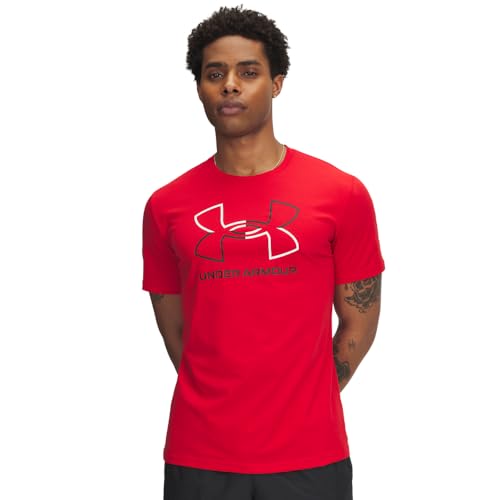 Under Armour Men's Global Foundation Short Sleeve T Shirt, (601) Red/White/Blac…