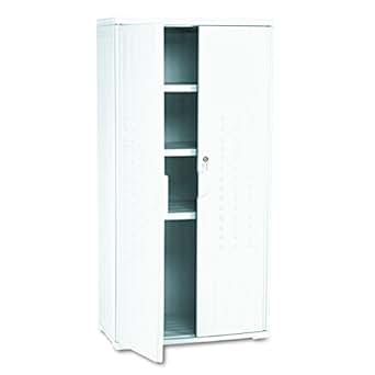 cabinet storage 33 iceberg inch wide deep officeworks resin platinum office cabinets plastic door furniture height 66h width length 33w