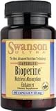 Swanson Ultra Bioperine Nutrient Absorption Enhancer 10 mg -- 2 Bottles each of 60 Capsules
