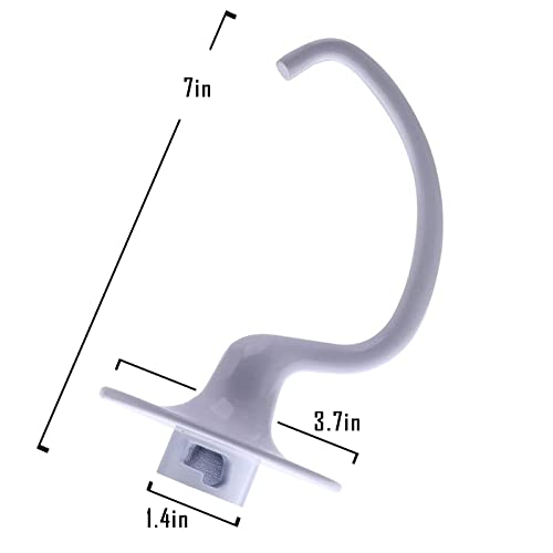 ELSOON K5ADH Dough Hook Coated Antistick Replacement for KitchenAid 5