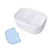 Allrise 110V US Plug Portable Car Use Electric Heating Lunch Box Mini Travel Rice Cooker Portable ,1L Meal Heater Food Warmer,Blue