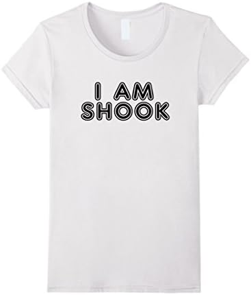 Women's I AM SHOOK Medium White