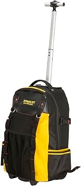 STANLEY FATMAX Tool Backpack with Wheels Extendable Handle Removable Caddy view 2