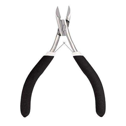 Nail Clippers for Ingrown or Thick Toenails,Professional Stainless Steel Nail Cuticle Nipper Clipper Dead Skin Scissor Nail Manicure Tool for Large Nail Nipper for Seniors(Black)