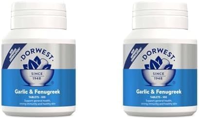 Garlic & Fenugreek Tablets For Dogs And Cats 100 Tablets (Pack of 2)