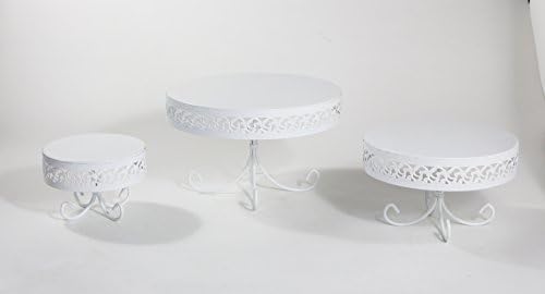 Opulent Treasures Loop Band Cakes Set of 3 (White)