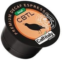 CBTL Premium DECAF Espresso Capsules - 100 Count (10 Boxes of 10)