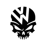 VW skull volkswagen jetta gti beetle ghia golf window sticker vinyl decal