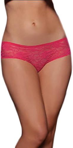 Esast Womens Fashion Panties Underwear Hipster Panties Sexy Lace Briefs Red L