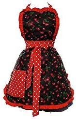 Hemet Rock Hard Cherry Rockabilly Apron