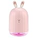 Cute Humidifier Cute Essential Oil Diffuser,220ml Aroma Essential Oil Cool Mist Humidifier with Quiet Operation,Waterless Auto Shut-off and 7 Color LED Lights Changing for Home Office Baby
