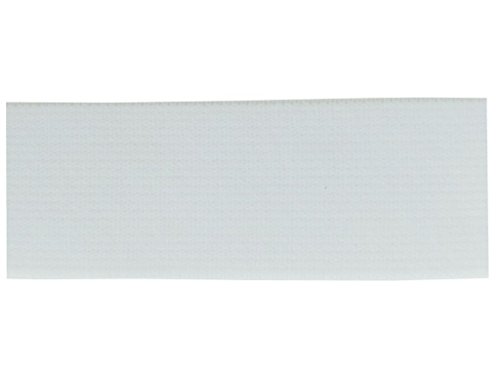 Gourd 5 Yards White Plush Elastic,Soft Comfortable Sewing Elastic (1.25-inch)