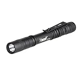 LAFEINA Mini Handheld Flashlight, Pocket Clip 120LM CREE LED Aluminum Penlight Powered by AAA Batteries for Medical, Hiking, Camping, Emergency
