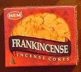 Frankincense - Case of 12 Boxes, 10 Cones Each - HEM Incense From India