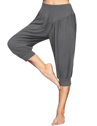 Pirate Pants Women Summer Harem Pants High Waist Comfortable Casual Bloomers Women Lightweight and Loose