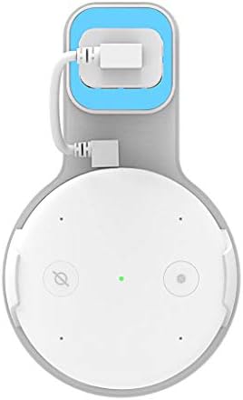 Jaminy Outlet Hanger Stand Outlet Wall Mount Holder Holder for Echo Dot 3rd Generation (White)