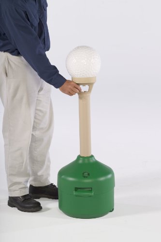 UltraTech 1555 Polyethylene Golf Ball Ultra-Smoke Stop Receptacle, 14" Diameter x 49" Height