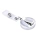 KUUQA Heavy Duty Metal Retractable Badge Reels with Belt Clip for Keys, ID Badges(3 Pack)