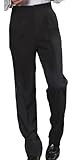 Edwards Garment Men's Tuxedo Pleated Traditional Polyester Pant