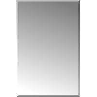 ArtsyCanvas 22" x 36" Beveled Bathroom Mirror, Wall Mirror - Handcrafted in U.S.A.