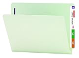 Smead End Tab Pressboard Fastener File Folder with SafeSHIELD Fastener, 2 Fasteners, 1