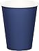 Navy Blue Party Supplies - Plates Cups Napkins and Straws for 16 People - Perfect for Birthday Party Baby Shower Bridal Shower Nautical Party and All Lavish Affairs