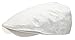 Men's Linen Flat Ivy Gatsby Summer Newsboy Hats (White, SM)