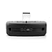 iHome iDL44 Lightning Dock Dual Clock Radio with USB Charge/Play for iPhone 5/5S & 6/6Plus & All iPad Models with Lightning Connector - Newest Model (Gunmetal)