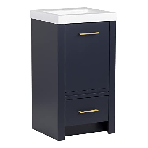 Woodcrafters Home Products Hali Bathroom Vanity with Sink, 18.5" W x 16