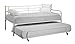 DHP Metal Daybed Frame, Twin Size Furniture, White