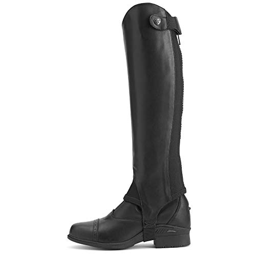 ARIAT Unisex Close Contour Half Chap Black Size Small Calf X Short Height