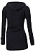 VOGRYE Womens Winter Fashion Outdoor Warm Wool Blended Classic Pea Coat Jacket (Large, Black)