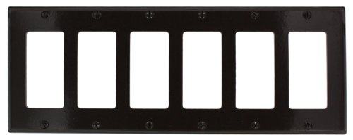 Leviton 80436 6-Gang Decora/GFCI Device Decora