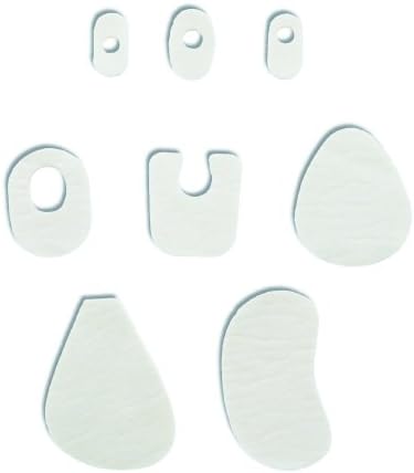 AliMed Protective Pad MooreBrand Pedi-Pad Size 106, Large, 1/4 Inch, Felt, White, Adhesive, 100/CS