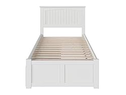 AFI Nantucket Twin Size Platform Bed with Footboard