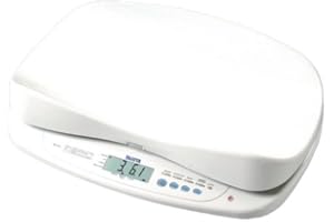Tanita BD815U Baby Scale – Digital Infant Weight Monitor for Newborns, 33 lb Capacity – Memory Function, Removable Tray – Backlit Display – Battery or AC Power, RS232 – Japan Technology