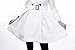 ForeMode Women Swing Double Breasted Wool Coat with Belt Buckle Spring Mid-Long Long Sleeve Lapel Dresses Outwear(White XXL)