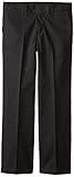 Dickies Boys' Flex Waist Flat Front Pant with Logo
